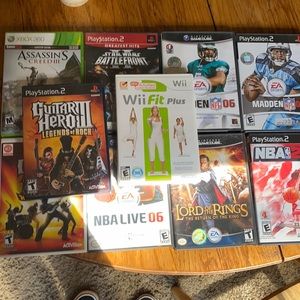 Mix games for ps2 GameCube and Wii